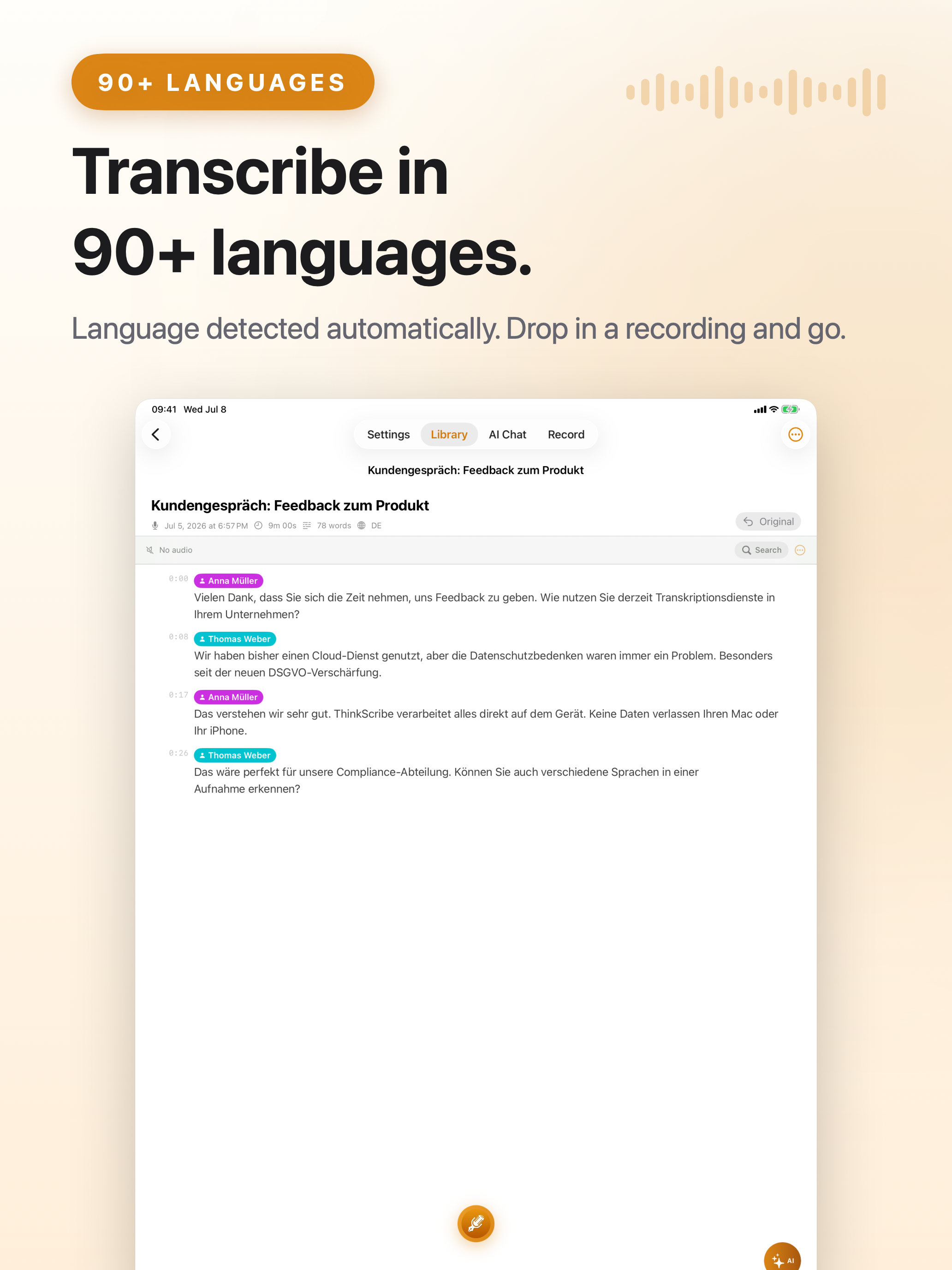 Voice to Text AI: ThinkScribe screenshot 18