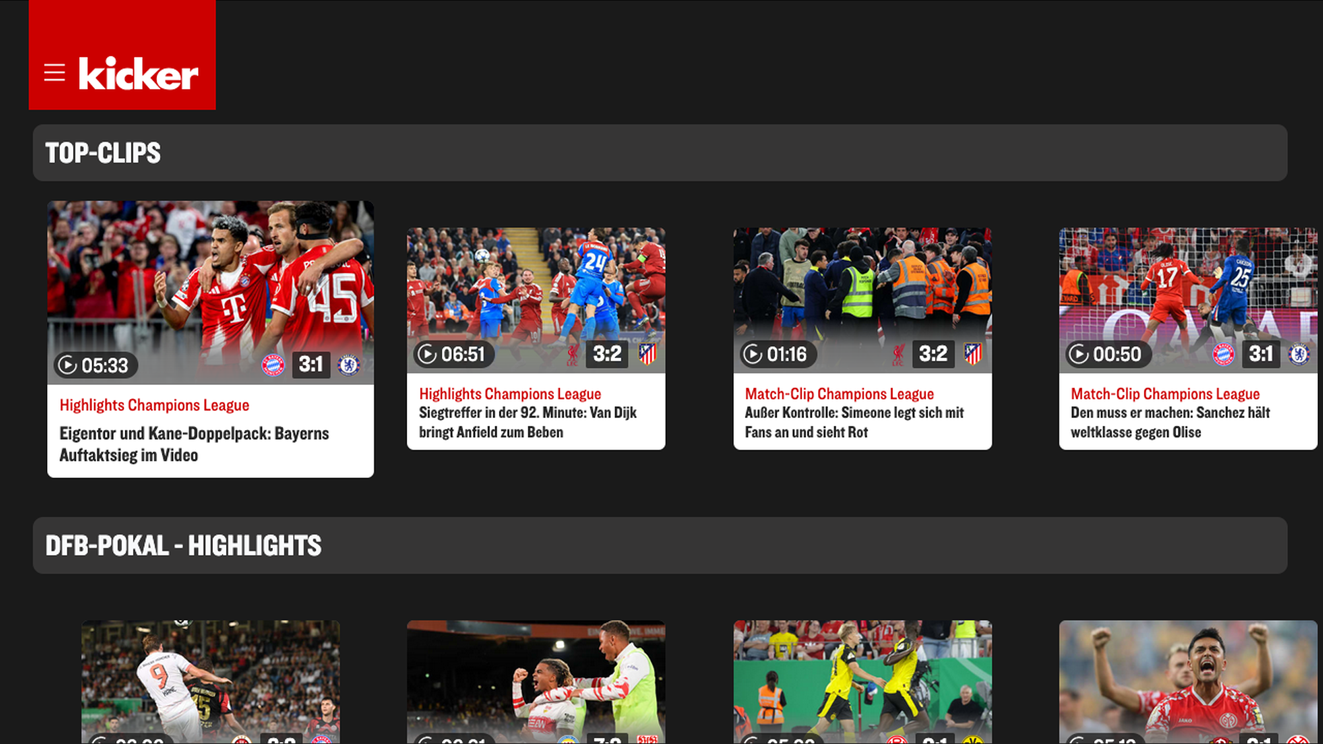 kicker Fußball News & Videos screenshot 5