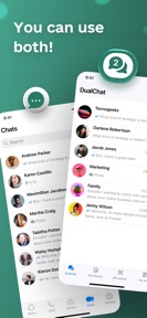DualChat – Dual Messenger Web screenshot