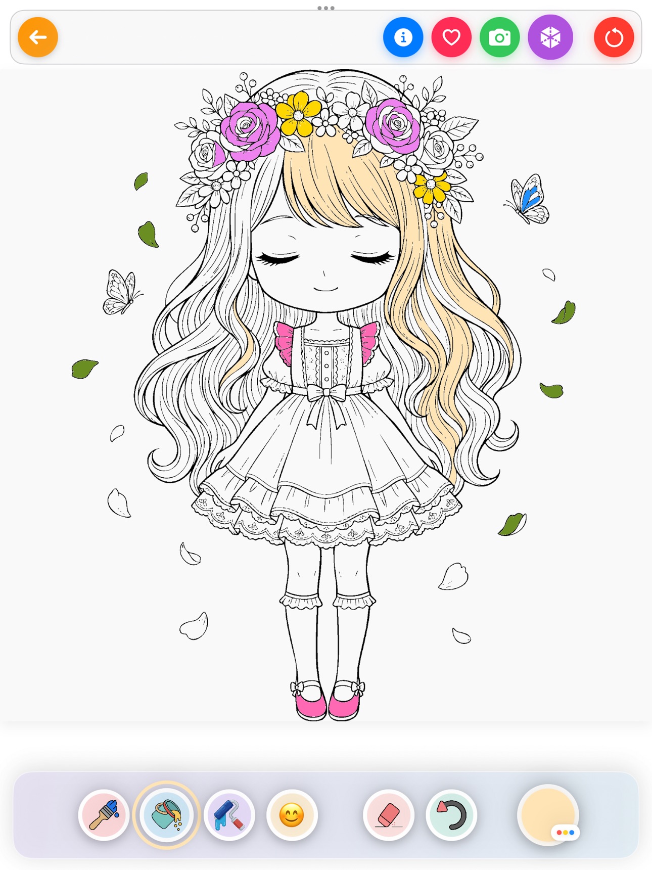Screenshot 6 of Chibi Color: Kawaii Art Game