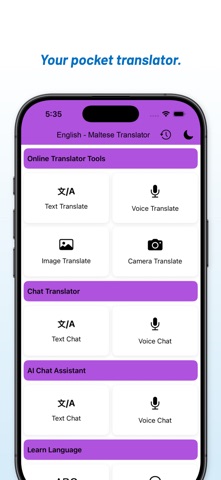 English - Maltese Translator screenshot