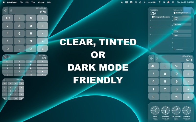 The Calculator Widget screenshot