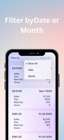 Tip Tally Tracker Screenshot 5 of 6