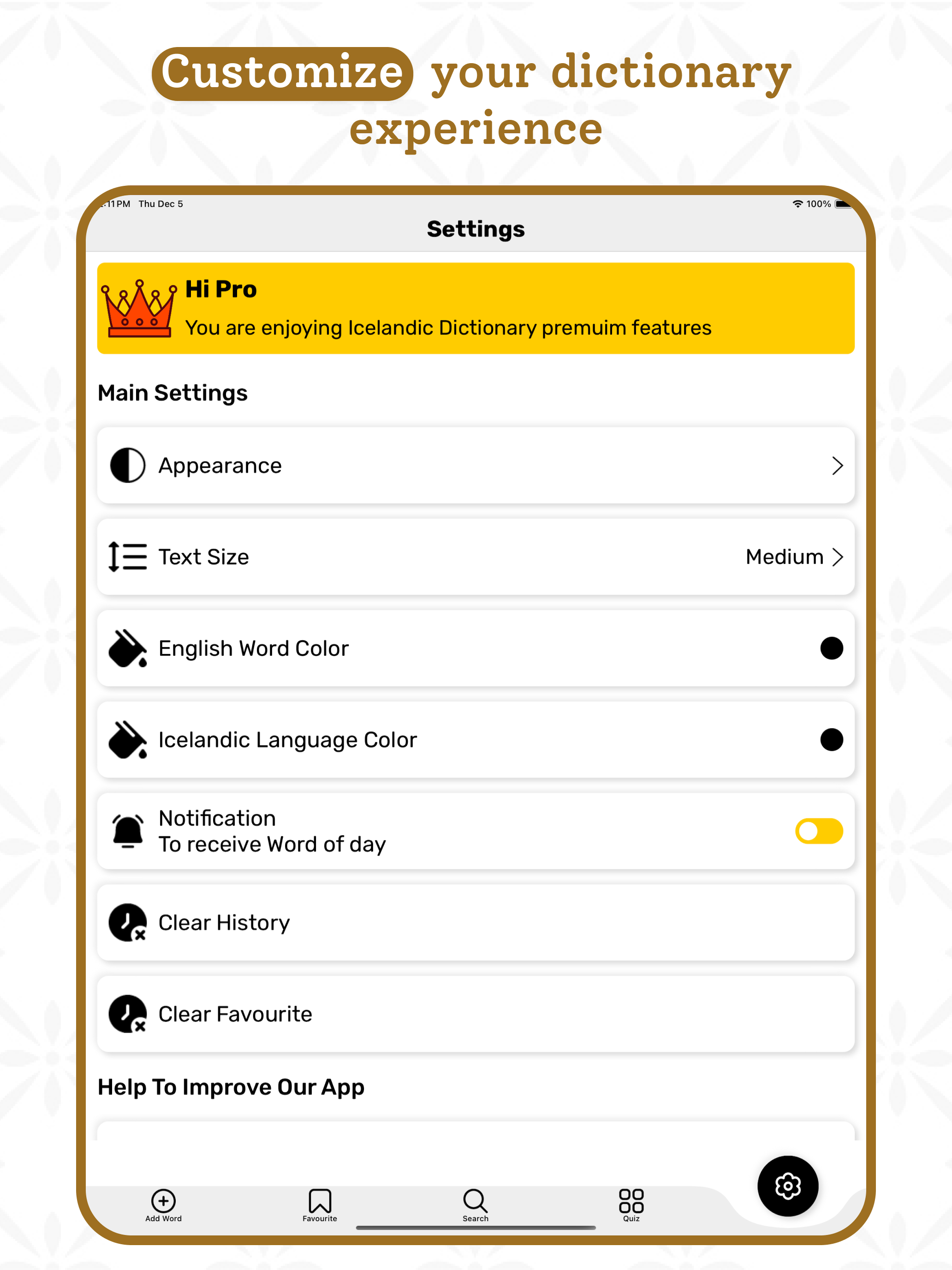 Icelandic Dictionary - offline