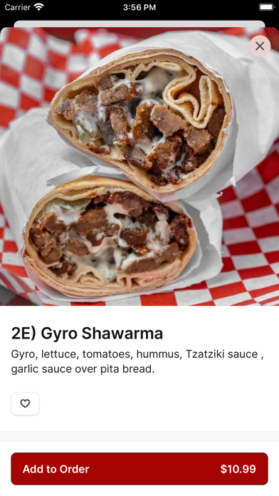 Gyro Guys iPhone screenshot 4 - Food & Drink app