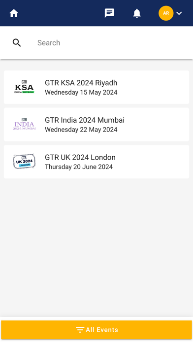GTR Events Screenshot