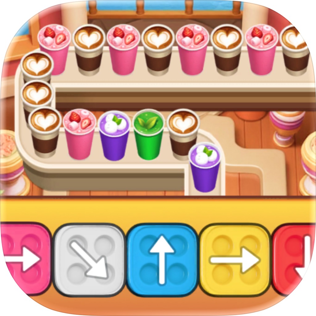 Apple App Store cover for Coffee & Win - Sort Puzzle