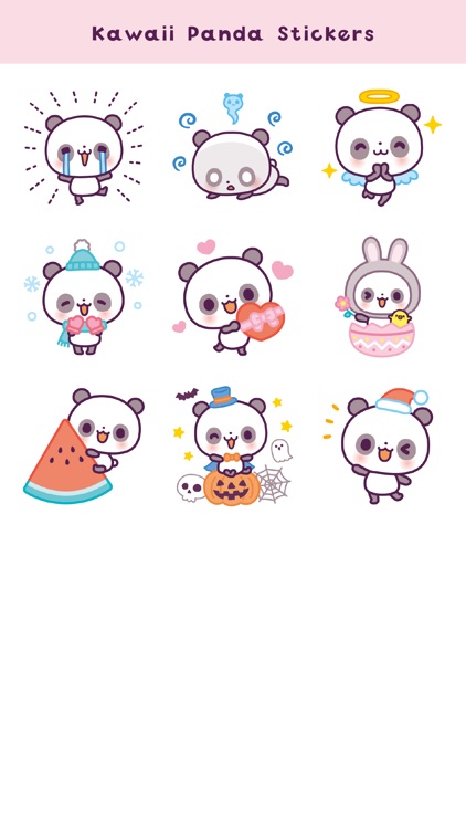 Kawaii Panda Stickers (JP) screenshot-4