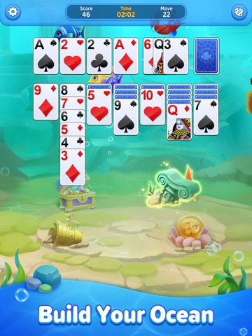 Solitaire Fish World iPad screenshot