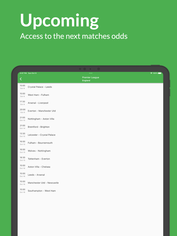 Screenshot #6 pour BetStats: Prédictions football