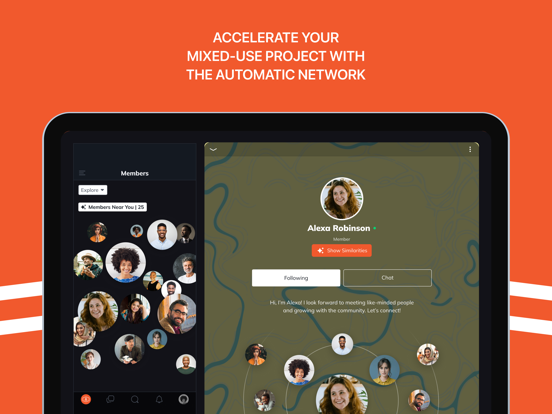 Automatic Network iPad screenshot 1 - Social Networking app
