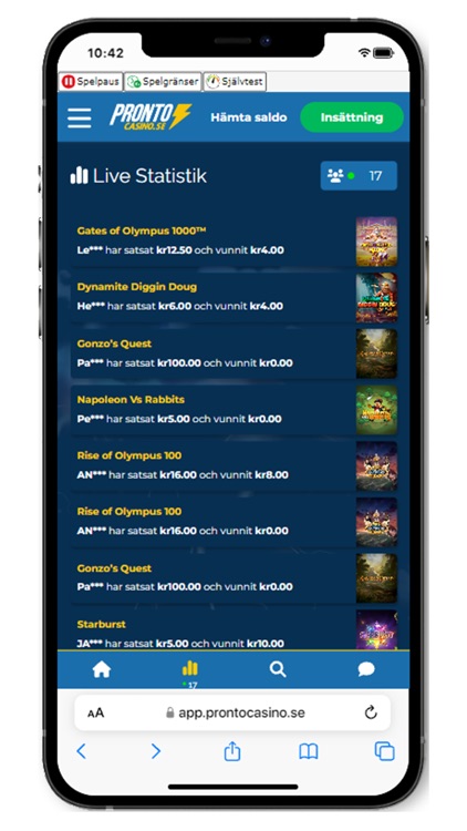 ProntoCasino screenshot-6