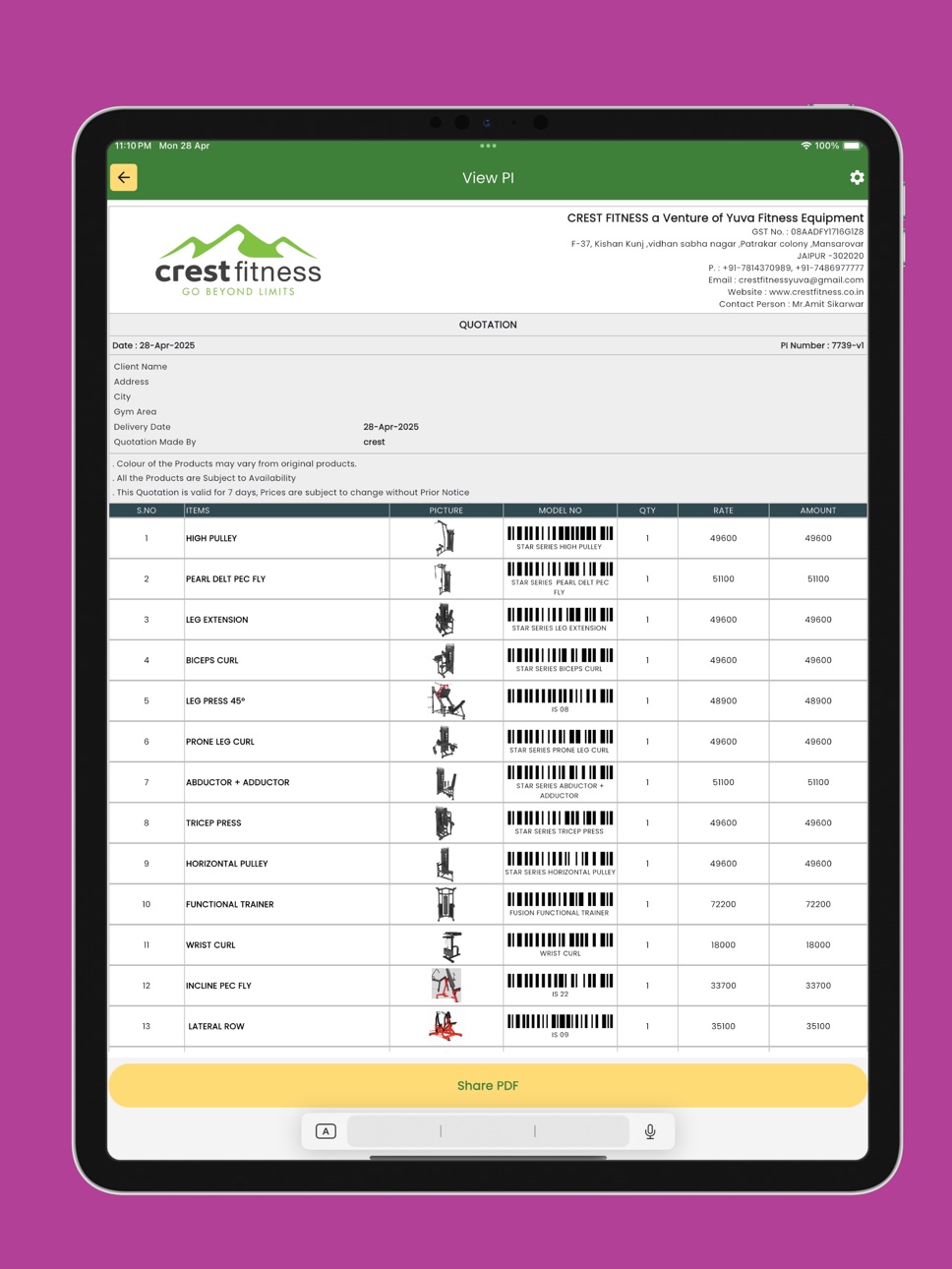 iPad screenshot