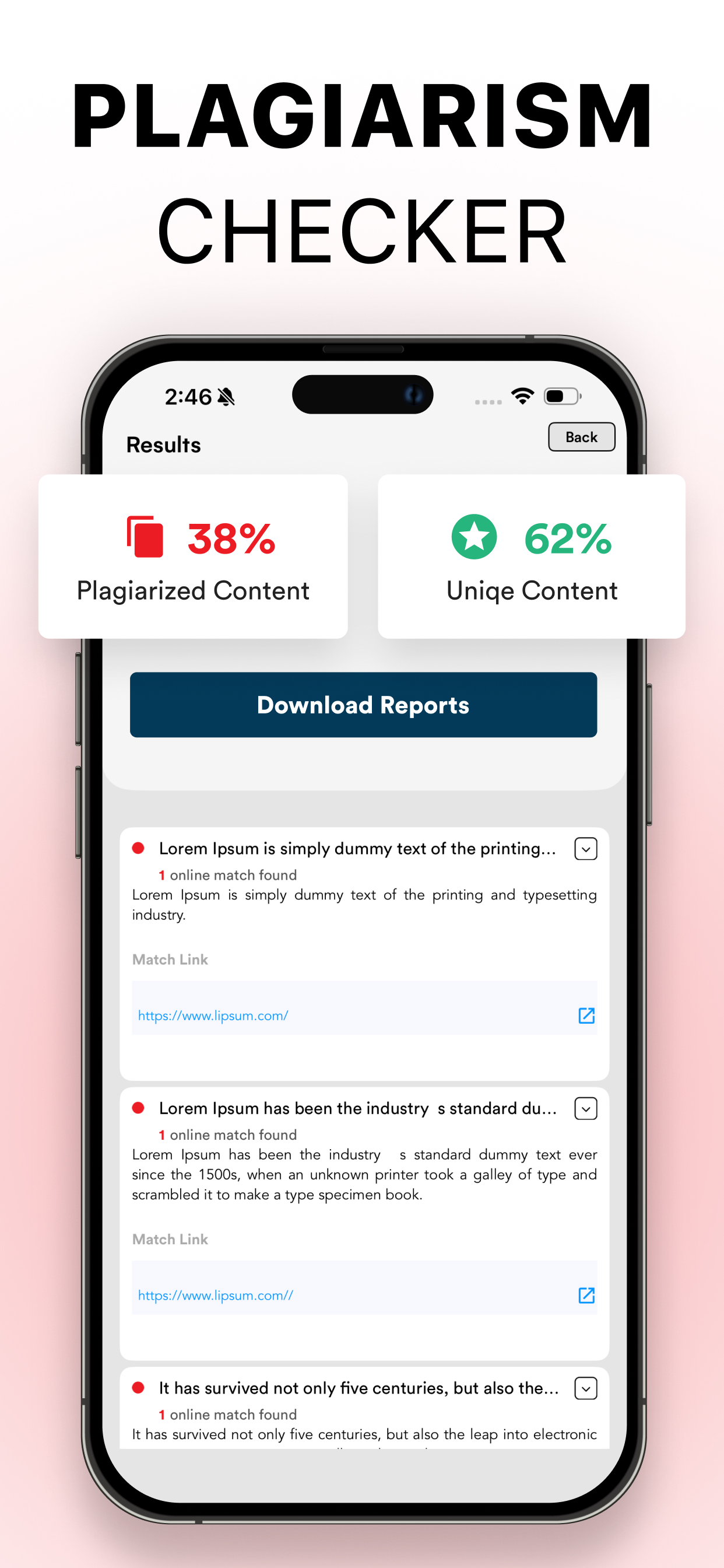 Plagiarism Checker