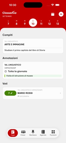 ClasseViva Docenti iPhone screenshot 1