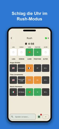 Screenshot von Footle – Word Game auf dem iPhone 3
