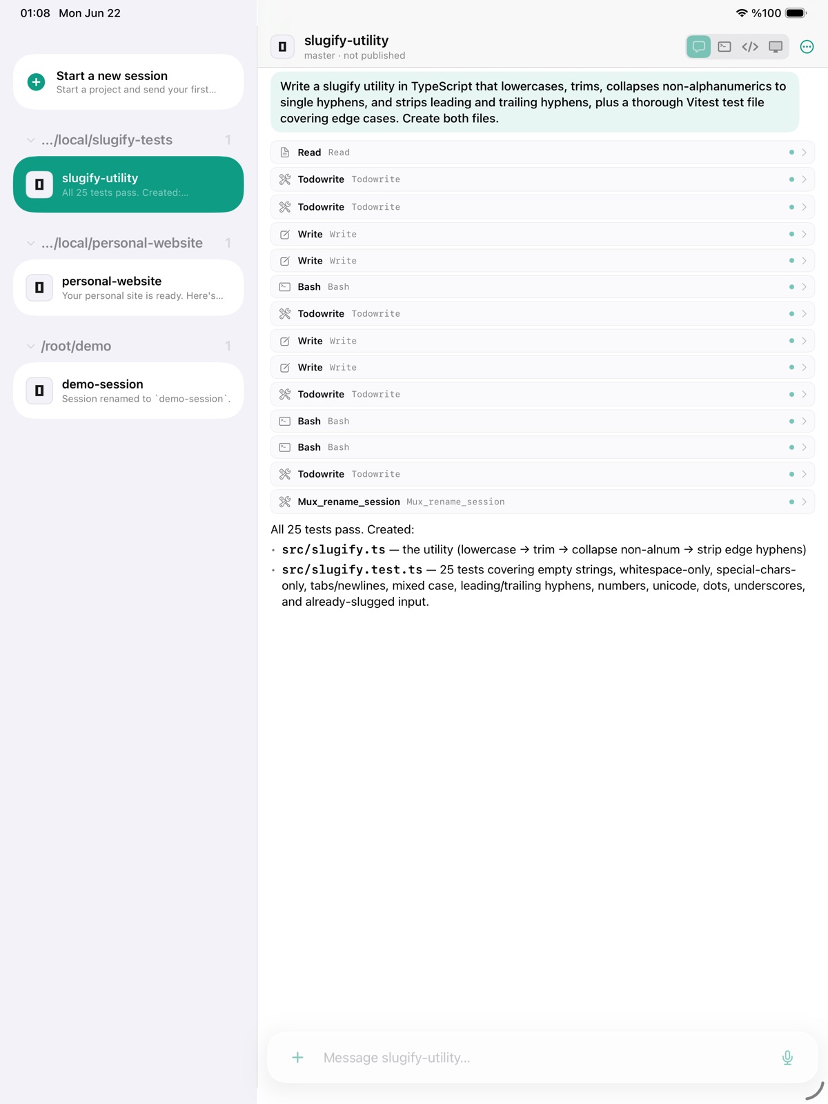Supermux ipad screenshot 1