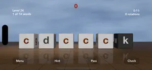 Lexiblox: 3D Word Game screenshot #2 for iPhone