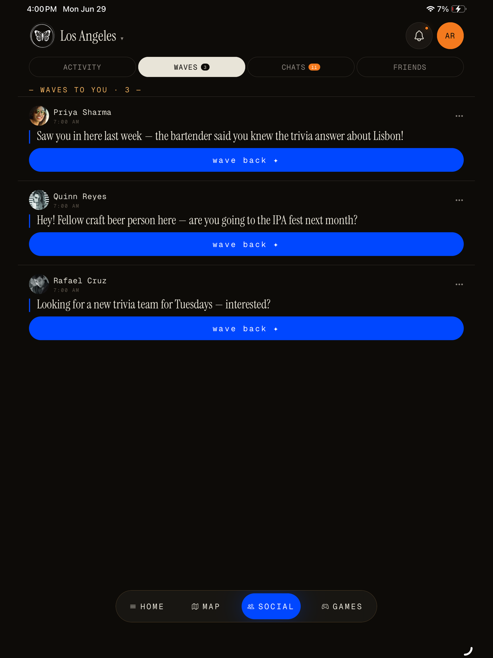 MapChat Social