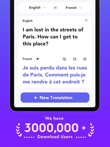 Daily Translate: AI Text Voice iPad screenshot