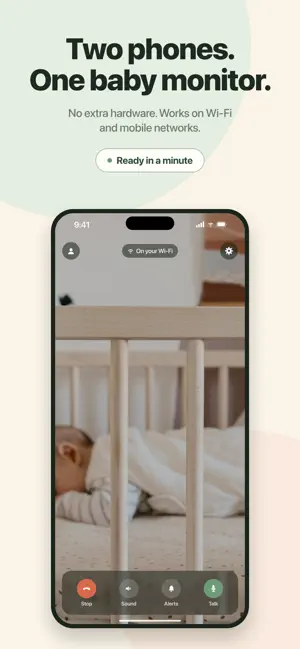 Ninna Baby Monitor: Nanny Cam screenshot 1