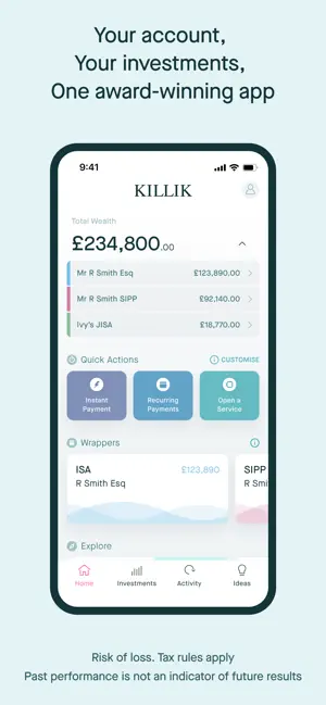 Killik & Co: Save Plan Invest screenshot 1