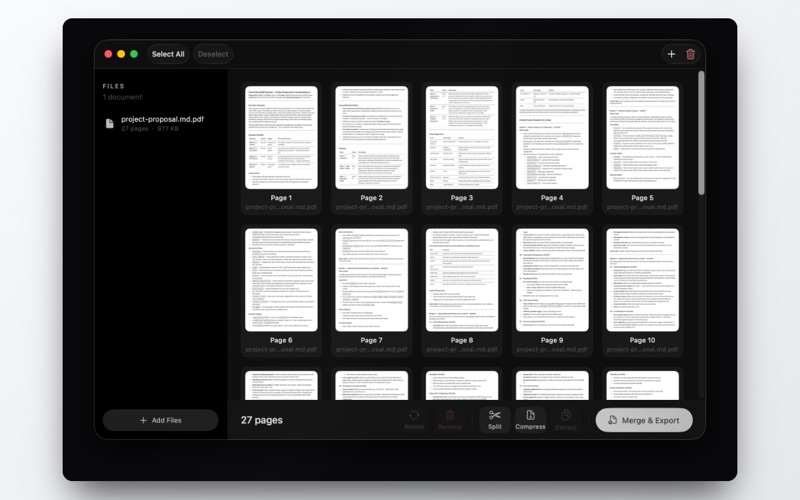 PDF Merge & Split on macOS