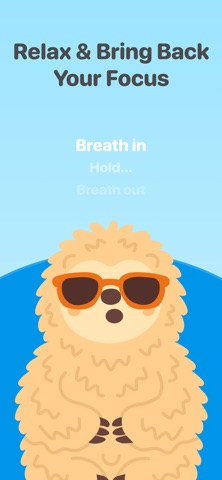 Calm & Breathing Exercises Zoe iPhone screenshot