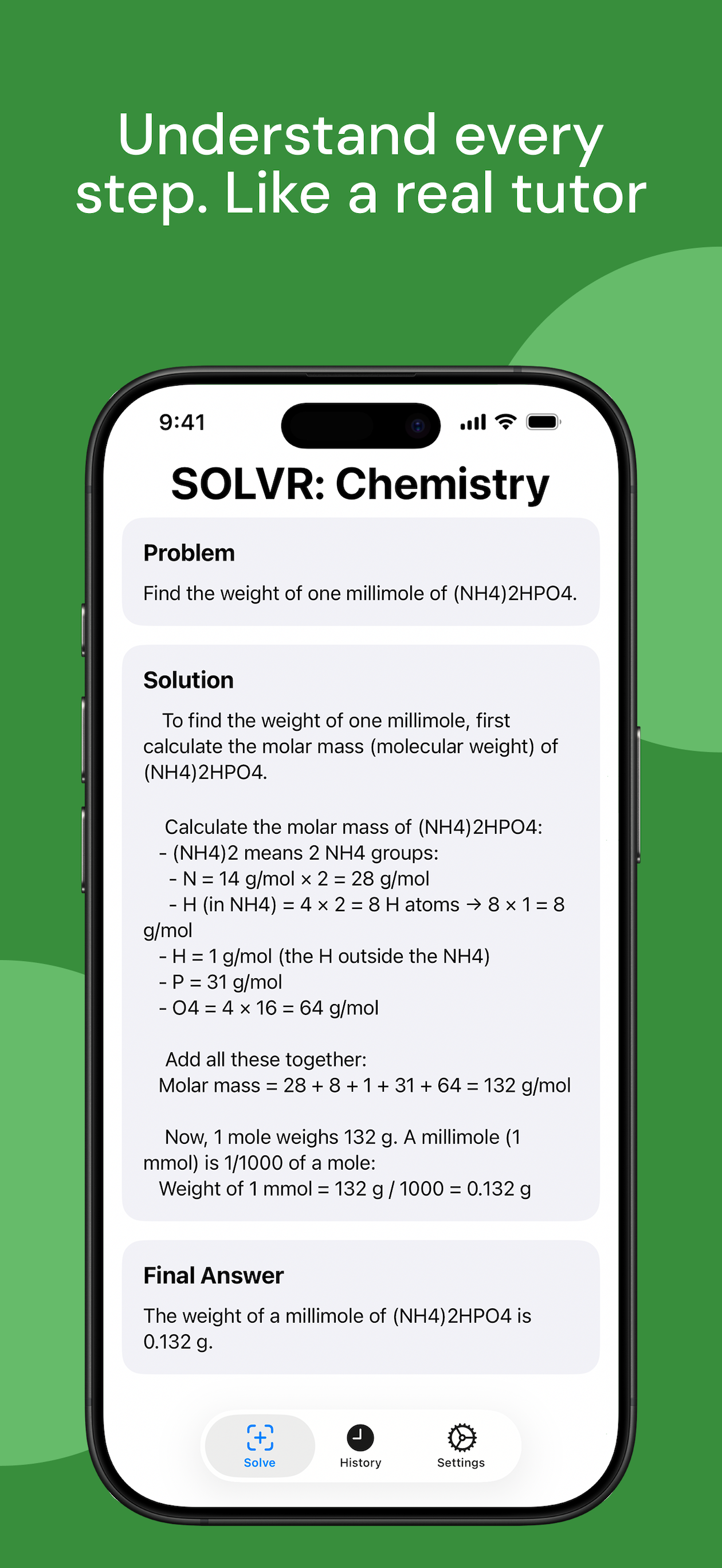 SOLVR: AI Chemistry Solver