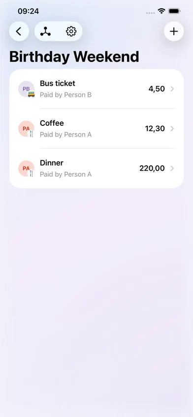 TeamBill screenshot 2