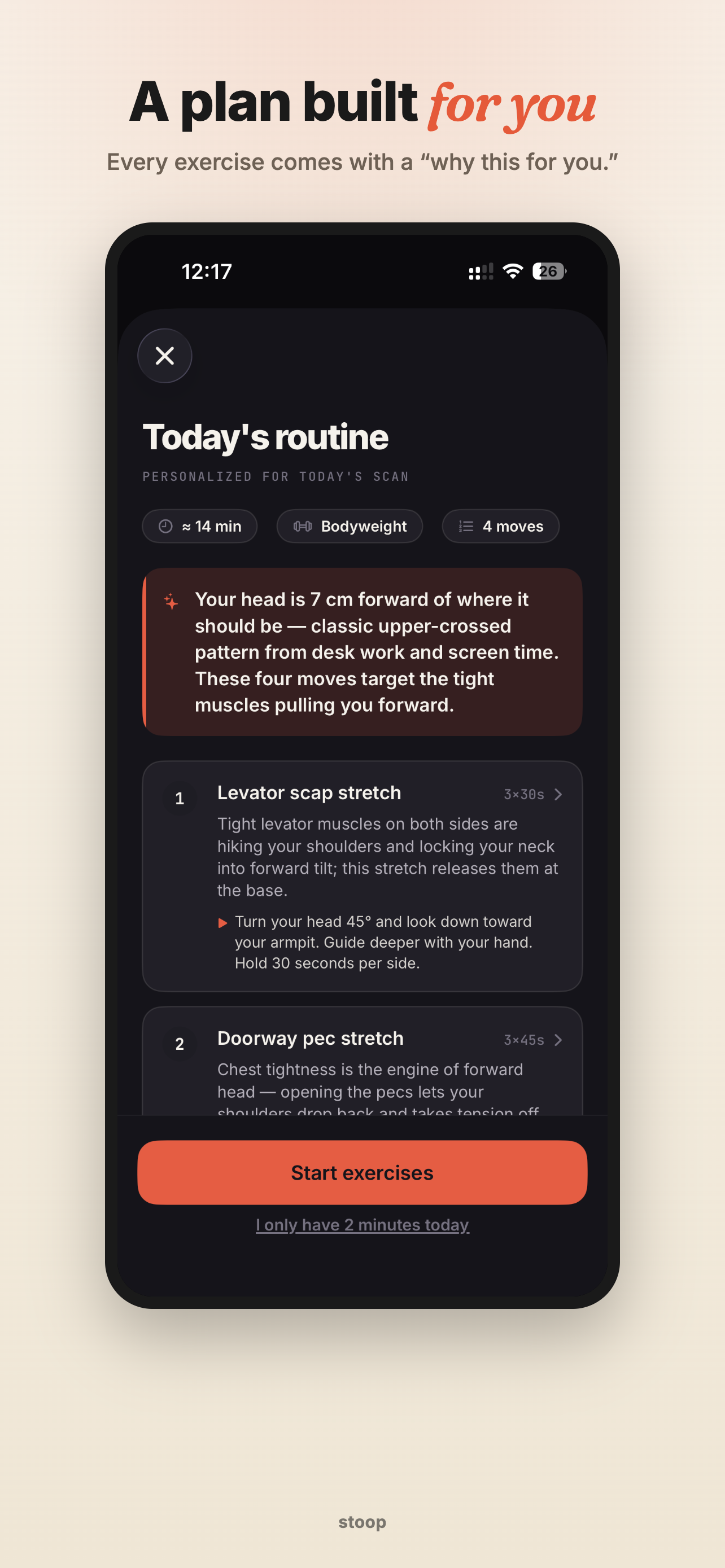 Stoop: Posture Check & Coach screenshot 4