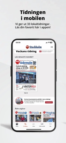 Lokaltidningen Mitt i iPhone screenshot 3