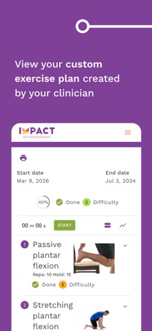 Impact Physiotherapy screenshot