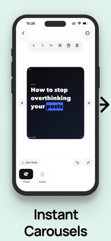Draftly: AI Caption & Posts Screenshot 2 of 6