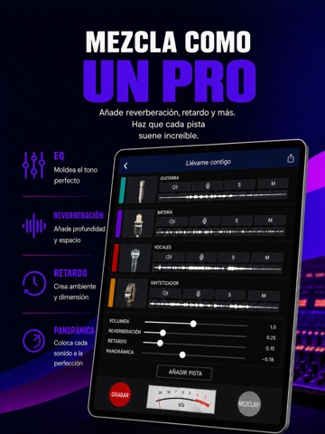 MicSwap MultiTrack Pro: Grabar App Store preview screenshot 10