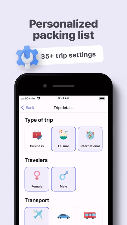 Travel Planner - Time2Pack