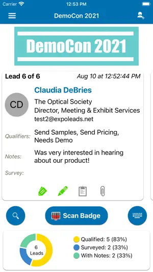 ExpoLeads Mobile screenshot 2