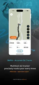 SkiPal - Accurate Ski Tracker screenshot #1 for iPhone