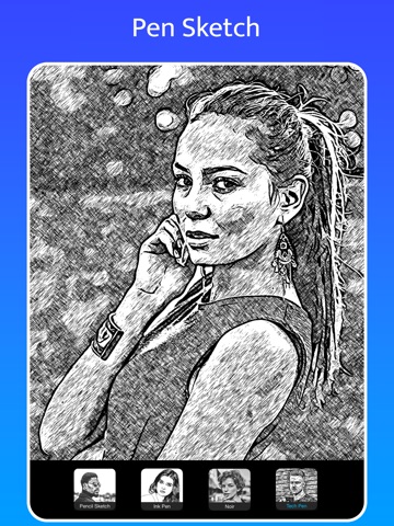 Sketch Art Maker: Pencil & Ink iPad screenshot