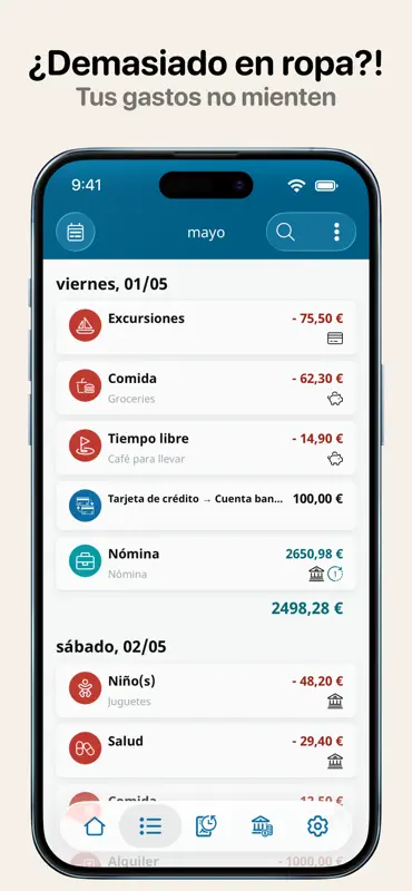 MoneyControl Gastos e Ingresos screenshot 5 of 10