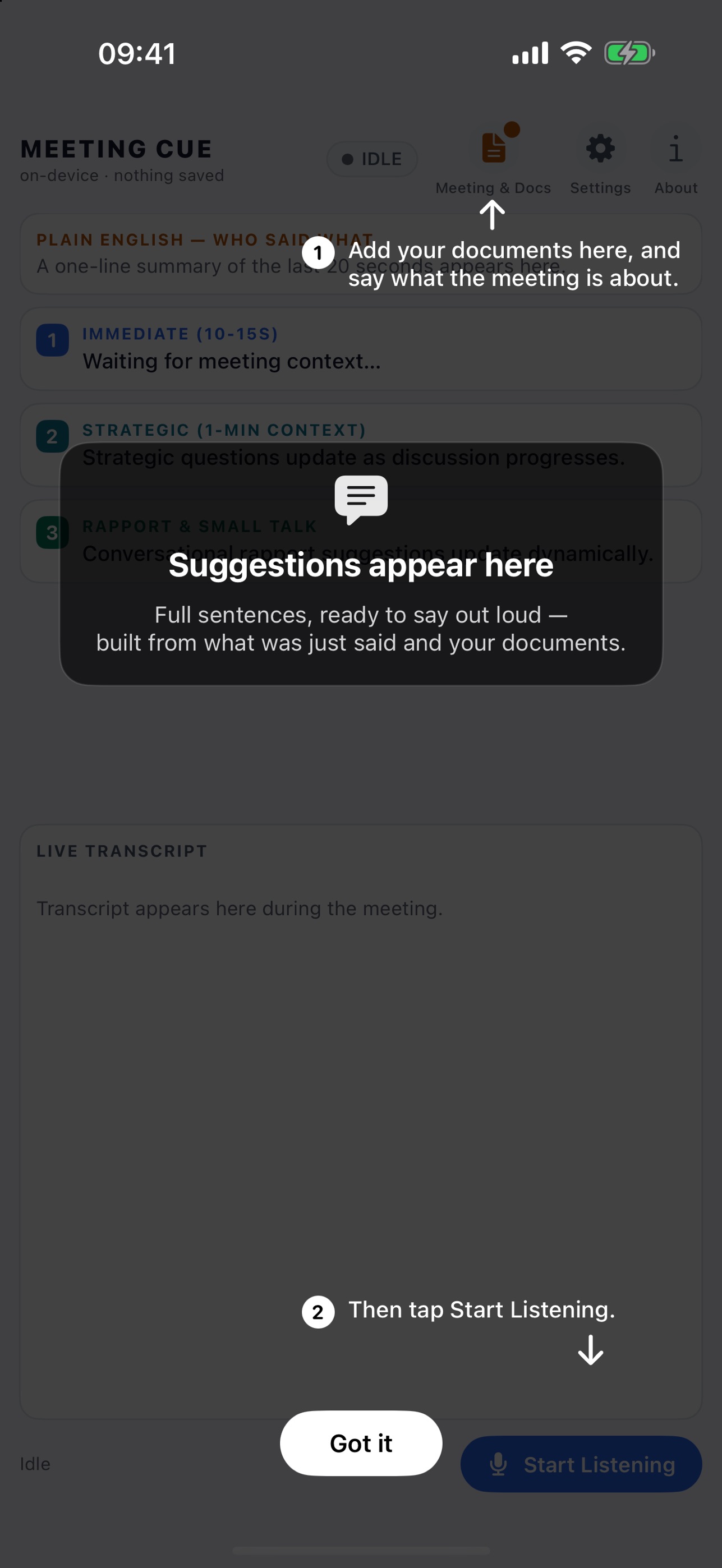 Screenshot 7 of Meeting Cue