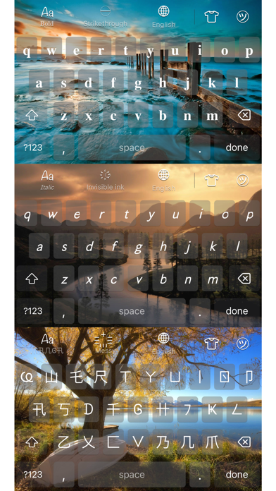Screenshot #3 pour Clavier de polices