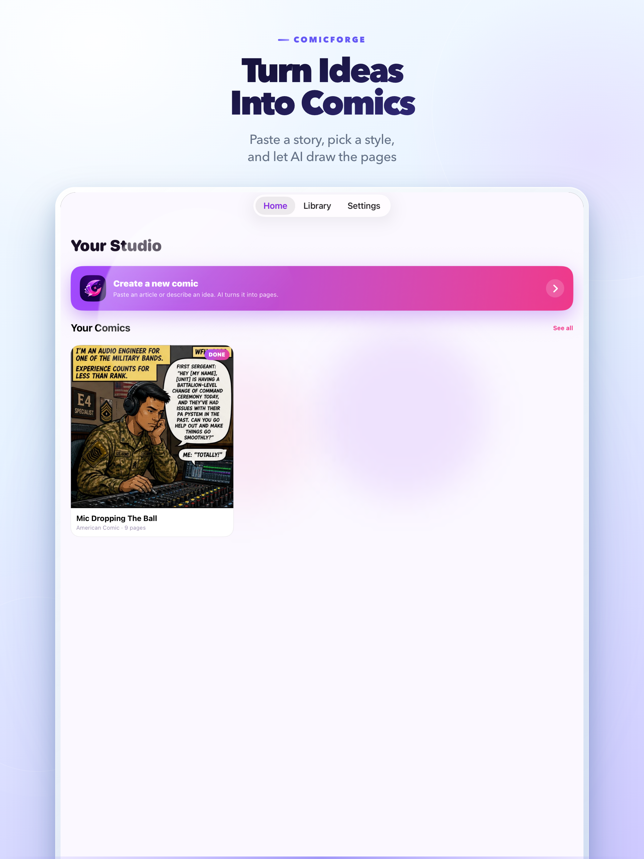 ComicForge Studio screenshot 6