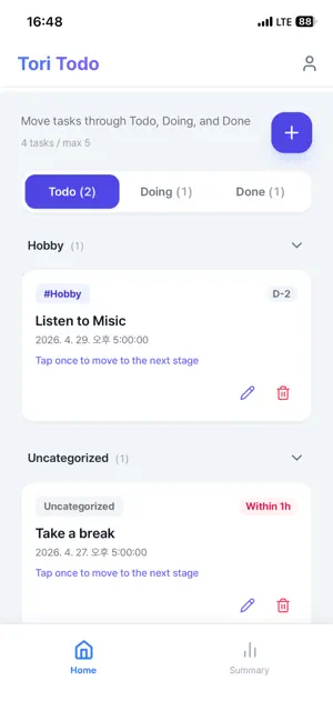 Tori ToDo – Organize Tasks screenshot 2