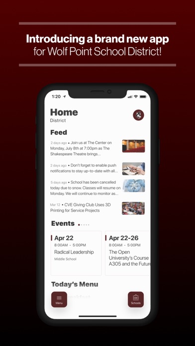 Wolf Point School District, MT Screenshot