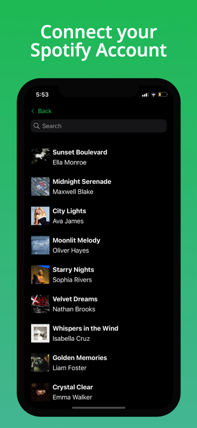 Alarm Clock for Spotify Songs