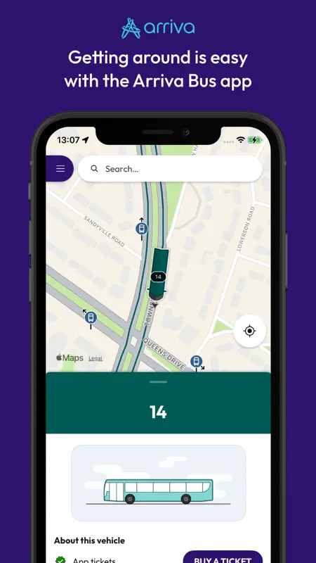 Arriva Bus App screenshot 1 of 5