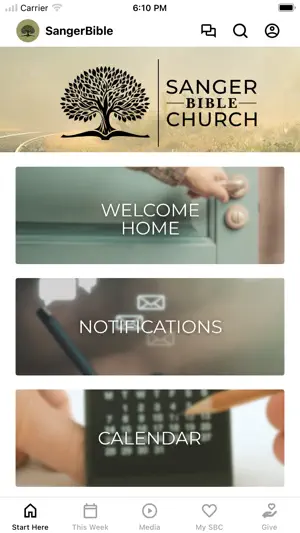 Sanger Bible Church Texas screenshot 1