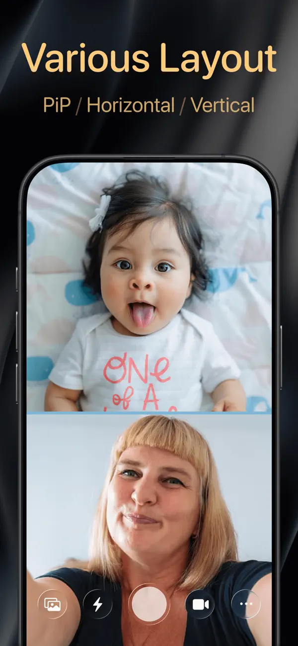 #2. 2Camera Dual Camera Front Back (iOS) By: 自力 黄