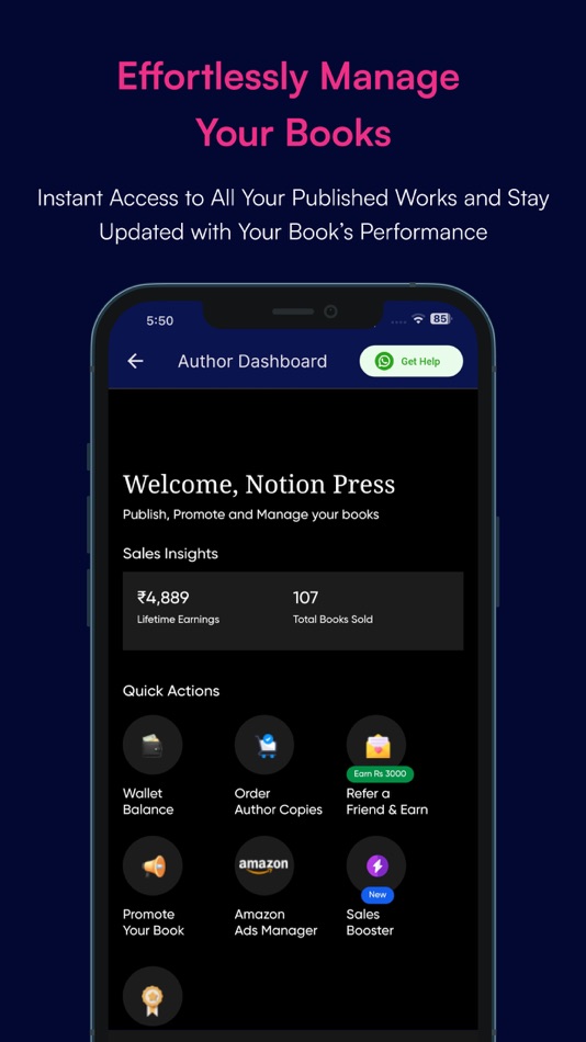#3. Notion Press (iOS) By: Notion Press Media Private Limited